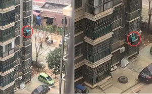 中國小區實施封閉管理 武漢女子卻為買肉爬窗？