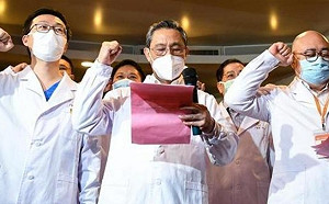 天大地大不如黨的恩情大！ 鍾南山視訊宣示2名前線醫護入黨