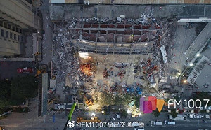 中國豆腐渣工程再現？泉州肺炎隔離據點突坍塌 已救出逾50人