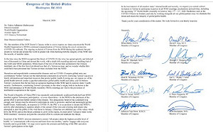 美共和黨醫師連線訓話譚德塞：直接邀請台灣入WHO