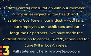 武漢肺炎》25年首度停辦！E3 Expo 因疫情取消展出