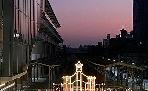 台中火車站變小了！舊站造型LED燈成鐵道文化園區新亮點