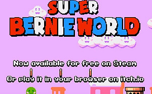 桑德斯變身「超級伯尼翁」  遊戲暴打川普贏大選