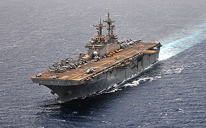 武漢肺炎肆虐 美戰艦首報海軍中鏢