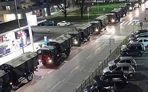 武漢肺炎》驚！死者太多 義大利出動長排軍卡載遺體