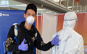 CBA／林書豪曬照戴口罩、手套宣告：北京我回來了！(影)