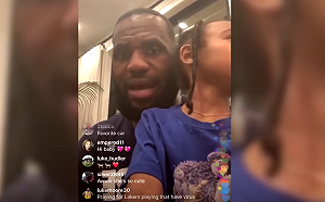 NBA／沒有感染武肺？詹皇開直播將近百萬粉絲上線關心(影)