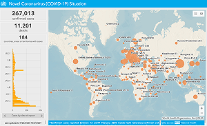 全球武漢肺炎確診破30萬例 超過1萬3000人不治