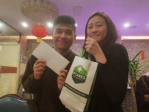 愛爾蘭台商會溫暖僑胞留學生  免費派發400口罩