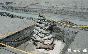 獨家直擊》日月潭九隻蛙全都露 凸顯疫情之外另一個嚴重的旱象問題