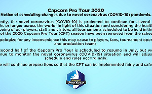 《快打旋風V》疫情不樂觀！CPT宣告取消所有上半賽季比賽