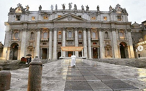 疫情慘烈教宗沈痛獨禱 駐教廷使館全員響應