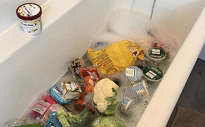 食物先進浴缸泡澡！英女PO母防疫「超前部署」 哈根達斯獲免死金牌