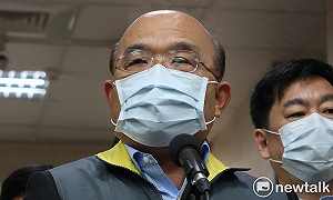 侯友宜籲等口罩14天10片再外援  蘇貞昌：要惜物