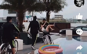 (影)羅志祥揪20大奶網紅泳池趴   網友罵翻：不戴口罩物化女性！無腦