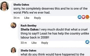 英鎮長酸強生確診「應得的」 隔日道歉稱 :「沒想到讓很多人難過」