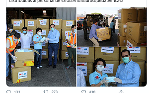 台灣大方捐贈口罩  瑞士、宏都拉斯等國表示感謝