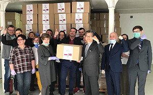 台灣援贈口罩抵達 波蘭政府感謝