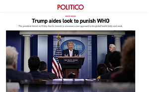 美國下周將提暫止提供世衛資金  譚德塞：若想要有更多屍袋 就做吧