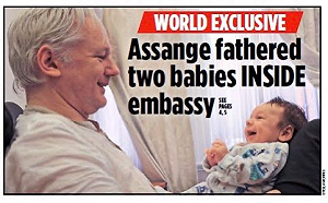 武漢肺炎才曝光！亞桑傑有種  躲厄瓜多使館秘生2子