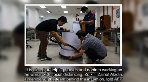 機器人出任務！馬來西亞抗疫派它巡房 降低醫護風險