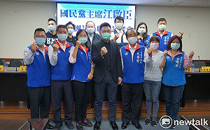 國民黨主席江啟臣訪台南 強調中央基層分工合作