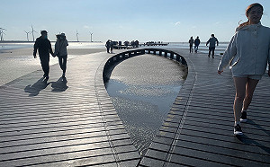 木棧道社交距離最多900人  林筱淇：快來高美濕地療癒身心靈