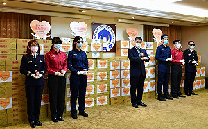 徐國勇邀慈濟相挺！募得各類防疫物資幫助第一線人員