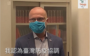 我致贈呼吸器及防護面罩  捷克省長表示感謝