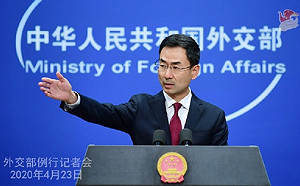 蓬佩奧控趁疫施壓台港 耿爽臭臉嗆：挑撥離間