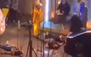 (影) 取餐發現眾人全倒地  黑龍江外賣哥機警救6人