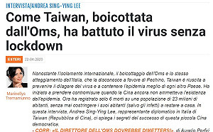 台灣沒封鎖就成功防疫！  義媒盛讚:台灣模式是世界最佳