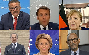 (影)百萬人要求辭職 譚德塞安排領袖視訊顯支持