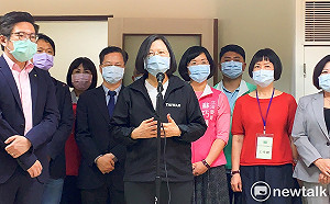 台美衛長通話合作防疫 蔡英文：我們的努力國際社會都看到