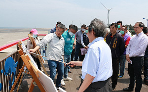 打造大安濱海地景廊道「綠光森林」 蔡其昌爭取2200萬經費