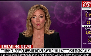 大甩尾！ 稱將「單日檢測500萬」 川普改口：我沒說過  CNN秒打臉