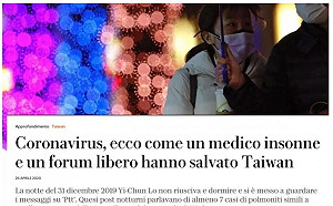 國際注目！  義媒報導:失眠的醫生和PTT救了台灣
