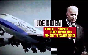 挺川普廣告誤打未改名華航 網怒：把拜登改成敗登