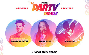 慶祝玩家破3.5億！Dillon Francis、Steve Aoki、Deadmau5《要塞英雄》內辦派對