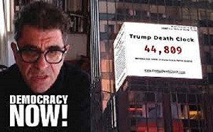 「川普死亡鐘」諷消極防疫 美媒 : 這是一場得到國家批准的殺戮