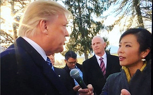 氣跑美國總統的華裔女記者 曾多次與川普精彩過招