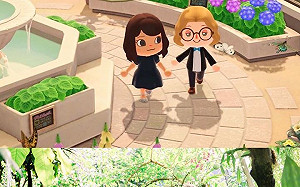 (影)婚禮碰上疫情  美國情侶用動物森友會重現婚紗