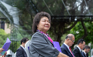 「意外任務」完美結束 陳菊：台灣向前行 不只是蔡英文一人責任