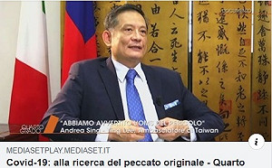 義大利媒體專訪駐處代表 盼借鏡台灣抗疫經驗
