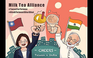 奶茶同盟！印度2議員賀小英就職 爆一中原則搖搖欲墜