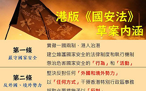 港版國安法》明日強渡關山 7大綱領到底談甚麼? (圖)