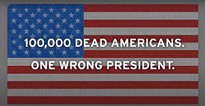 (影)「屍袋拼成國旗」反川普影片：10萬美國人死亡 1個錯誤的總統