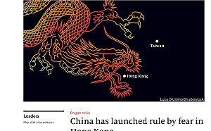 中國啟動「恐懼治港」《經濟學人》：愈來愈可能試探「武力犯台」