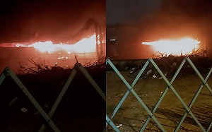 台中舊建國市場深夜惡火「爆炸聲此起彼落」！26間攤位全付之一炬