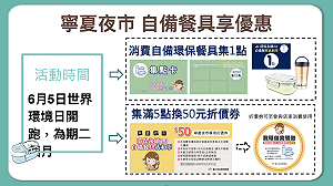 為防疫免洗餐具用量暴增 北市推自備環保餐具享優惠